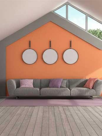 Pintura decorativa en salon por Pro Paint BCN en Barcelona