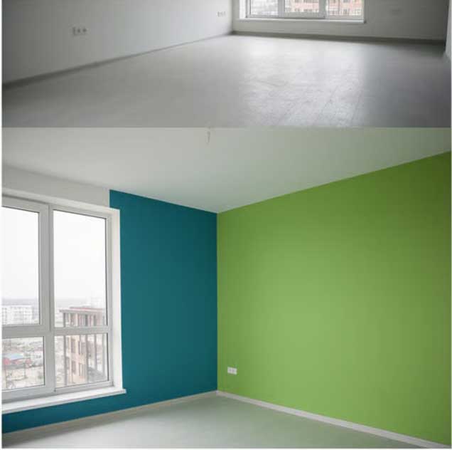 Proyecto de pintura en apartamento colorido en Badalona - Pro Paint BCN